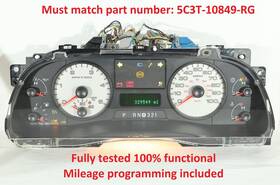 Ford 5c3t-10849-rg 2005 F-250 F-350 6.0 Diesel Instrument Cluster Speedometer