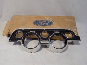 6404104-b02 Ford Nos 1967 Mustang Dash Cluster Cover Camera Case Gauges Bezel Shelby Trim 67