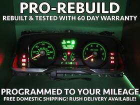 6w13-10849-aa Ford 06 Lincoln Town Car Instrument Gauge Cluster Gauges Speedo Tach Mileage Prog 718