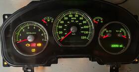 7l34-10849-jaa Ford 2007-2008 F150 Harley-davidson Instrument Cluster Speedometer 23k Miles