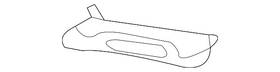 8e5z-54044d70-ab Ford Genuine Cluster Bezel