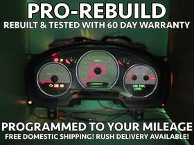 8l34-10849-ea Ford 07-08 F150 Lariat Instrument Gauge Cluster Speedo Tach Mileage Prog 2107