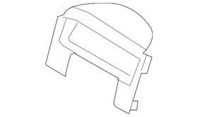 8l8z-78044d70-ab Ford Genuine Cluster Bezel