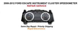 8m64-10849-ha Ford 2008-2012 Escape Instrument Gauge Cluster Speedometer Ipc Repair Service 8m64-10849-ha Ford 2008-2012 Escape Instrument Gauge Cluster Speedometer Ipc Repair Service