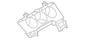 Ford Ag1z-54044d70-ca Genuine Cluster Bezel