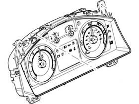 Bl8z-10849-ca Ford Genuine Instrument Cluster