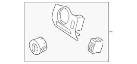 Br3z-7804338-aa Ford Genuine Switch Bezel