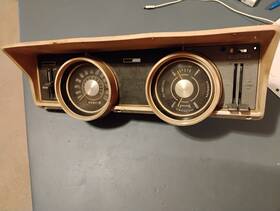 C6df-10848 Ford 1966-1967 Falcon Ranchero Speedometer Instrument Cluster Gauges Bezel