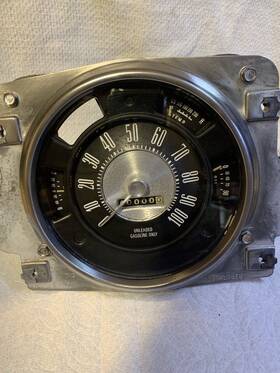 C6tf-10876 Ford Bronco 1966-1977 Gauge Cluster Speedometer