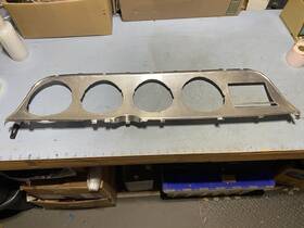 C8sf10b885 Ford 67 68 69 Thunderbird Speedometer Cluster Silver Bezel Insert Oem C8sf10b885 Ford 67 68 69 Thunderbird Speedometer Cluster Silver Bezel Insert Oem
