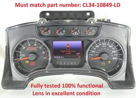 Ford Cl34-10849-ld 2012 F-150 Fx4 Fx2 Instrument Panel Cluster Speedometer 259k