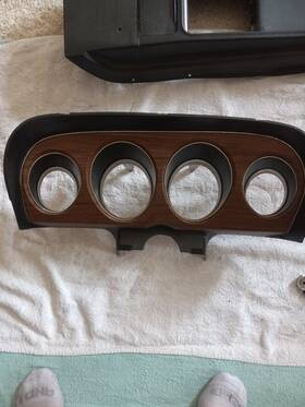 D0zf-10841-c Ford 1970 Mustang Dash Cluster Bezel Woodgrain Deluxe Interior Mach 1 Grande Boss 2
