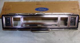 D1az-10890-b Ford Instrument Cluster Mask Wood Grain Pattern 1971/72 Galaxie Ltd Nos