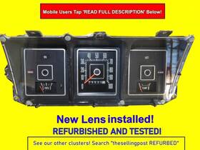 D3tf-10c956-ca Ford 1973 1974 Truck Bronco Van Speedometer Gauge Cluster Refurbed Tested Leds