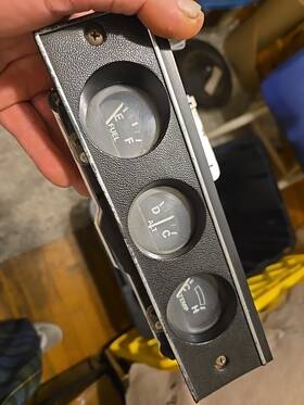 D42f-10841 Ford 1971-1977 Pinto/ Pinto Cruisin Wagon Dash Center Gauges W Bezel Mustang 2
