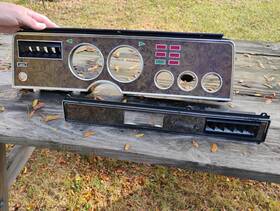 D5zf-10b883da Ford 1974-1978 Mustang Ii Instrument Cluster Bezel And Center Dash