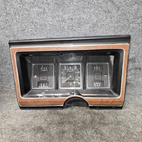 E1uf-10848-aa Ford 75-91 Econoline Van Instrument Gauge Cluster Speedometer Woodgrain Oem E150