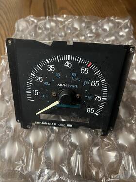 E8tf-10e853-j Ford 87-91 Truck F150 F250 F350 Bronco Instrument Cluster Speedometer Gauge Oem