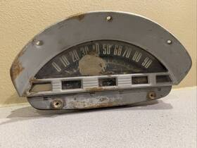 Ford F100 100 200 300 F200 F300 1956 Pickup Truck Instrument Cluster 90 Mph Speedometer Gauge Panel