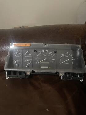 F3tf-10c956-b Ford 1992-93 Truck Bronco With Tach Instrument Cluster Gasoline