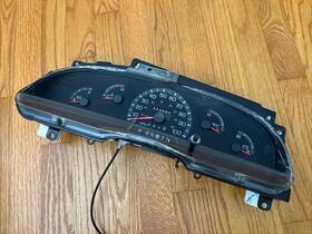 F65f-10848-ab Ford 1998 1999 F150 At Speedometer Gauge Instrument Cluster Gauges 113k Read