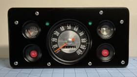 Fem-17255 Ford 61-67 Econoline Van/pu Gauge Cluster See Description Nice