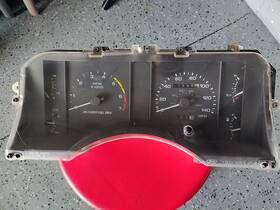 Fozf-10894-aa Ford/mustang 1990-1993 Instrument Cluster 140 Mph Speedometer Mileage 43880