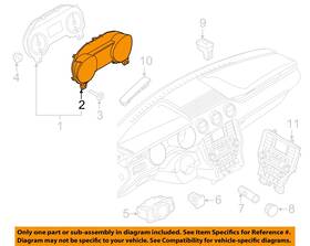 Fr3z10890a Ford Oem 15-17 Mustang Instrument Panel Cluster Switches-cluster Lens