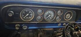 257.fd8978 Ford Truck Speedometer Cluster Guage Assembly 100 Mph Fits 1978 F600 1175053