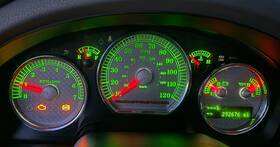 Vp4l3f-10b885-c Ford 2007 - 2008 F150 Harley-davidson Instrument Cluster Speedometer 292k Miles