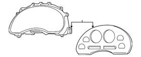 Xr3z-10890-aa Ford Genuine Instrument Cluster Housing Cover