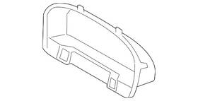 Yl8z-78044d70-caa Ford Genuine Cluster Bezel