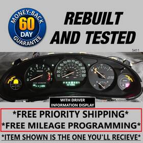 09382894 General Motors 1999-2004 Buick Regal Gauge Cluster