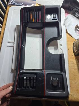 25086025 General Motors 1981 87 Monte Carlo Ss El Camino Dash Gauge Cluster Bezel W Def/ Mirror Oem