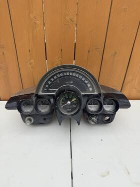 3740247 General Motors 1958 1959 1962 Instrument Corvette Dash Cluster Housing Gauges Tach Tachometer