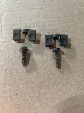 469070 General Motors Two 2 Gauge Pod Screw Retainer Used 78-87 El Camino Monte Carlo