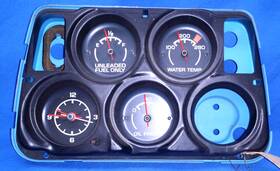 8986163 General Motors Vintage 1975 1976 Chevrolet Corvette Center Console Gauge Cluster Clock