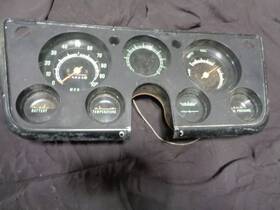 6492873 General Motors Corporation 9.746 1967-1972 Chevy Gmc C/k Pickup Truck Instrument Gauges Cluster-faceplate-bezel
