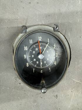 6497776 General Motors Gm 1968-1972 Pontiac Gto Lemans Tempest Grand Prix Dash Gauge Cluster Clock Lens Oe
