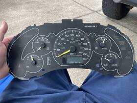 09350124 General Motors Oem Chevy S-10 Blazer Gmc Sonoma Speedometer Instrument Cluster