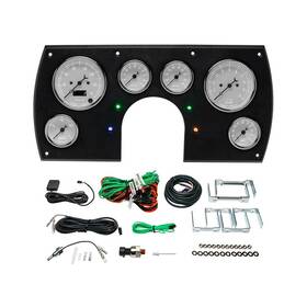 Gs-dash-06-cw-6g-7 Glowshift Cluster Dash Pod Classic White Gauges For 82-89 Chevy Camaro 3rd Gen