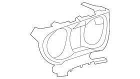 09072698 Gm Genuine Cluster Bezel 09072698 Gm Genuine Cluster Bezel