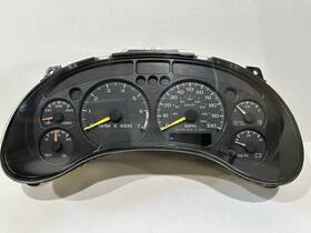 15105628 Gm 99-03 S10 Sonoma 2.2l Manual Trans Instrument Gauge Cluster Blue Led