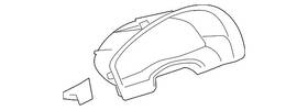15208666 Gm Genuine Cluster Bezel