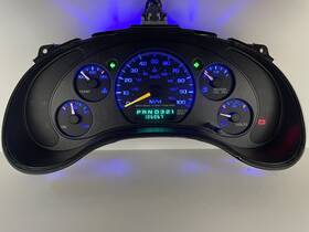 16248245 Gm 99-04 S10 Speedometer Instrument Gauge Cluster No Tach Blue Led