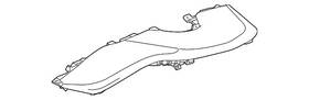 22951583 Gm Genuine Jet Black Instrument Panel Cluster Hood