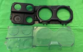 25017377-2 Gm 73-87 Chevy Gmc Squarebody Truck Instrument Cluster Lens/plastic Cover Tripmeter
