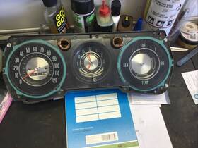 5654161 Gm 1964-1965 Chevelle El Camino Ss Instrument Cluster With Gauges