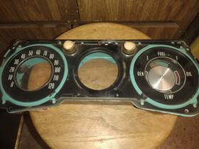 6455439 Gm 1964-65 El Camino Chevelle Instrument Cluster #