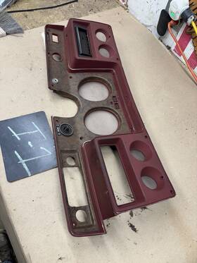 6497042 Gm 1973 1974 1975 Monte Carlo Chevelle Laguna El Camino Dash Gauge Cluster Bezel Oe